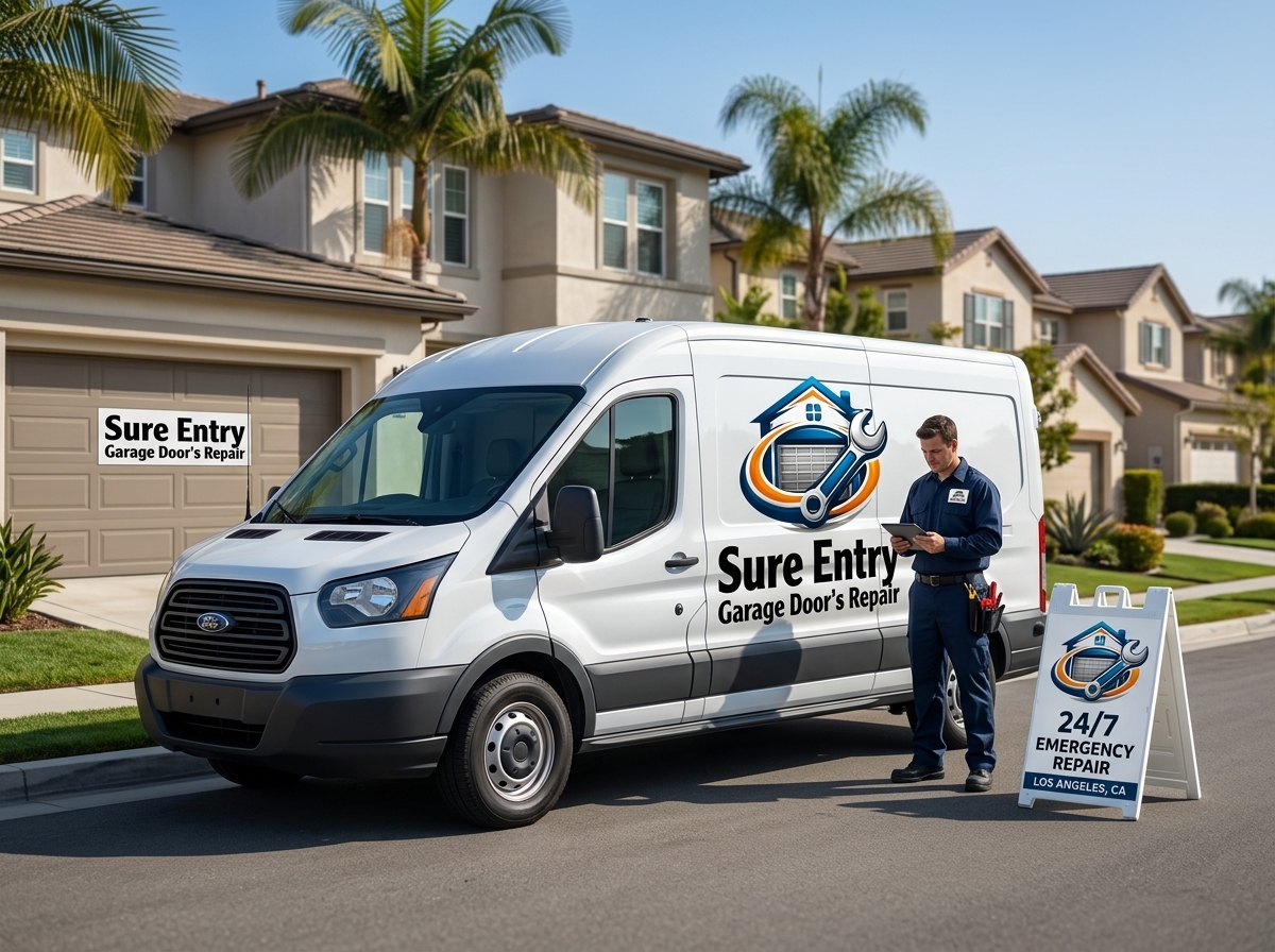 Garage Door Repairing Service Sure Entry Garage Door's Repair Los Angeles CA