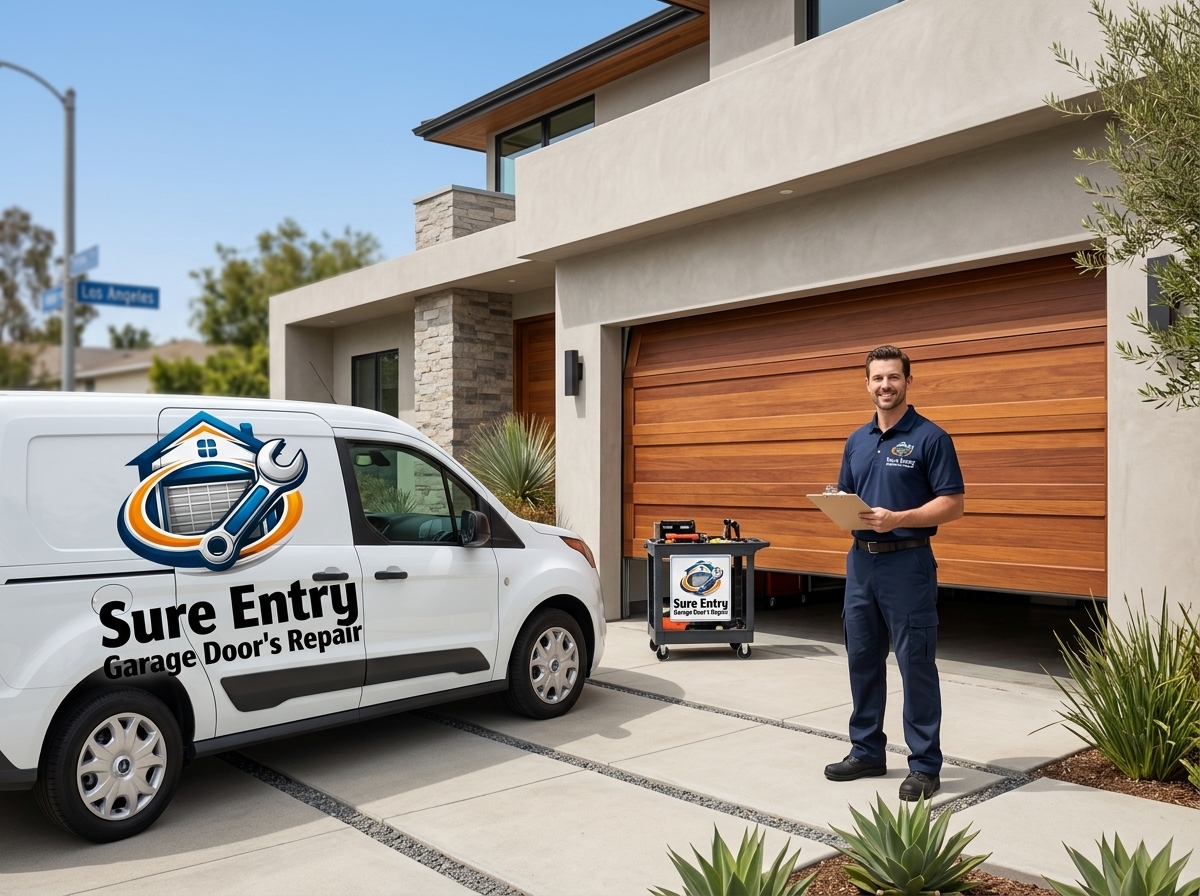 Wooden Garage Door Repair in Los Angeles